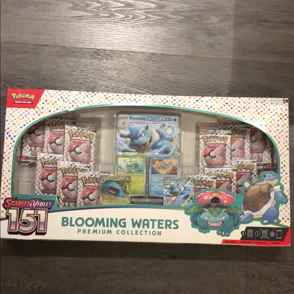 Pokemon Blooming Waters Collection Box, PREMIUM COLLECTION, Brand new and Limi